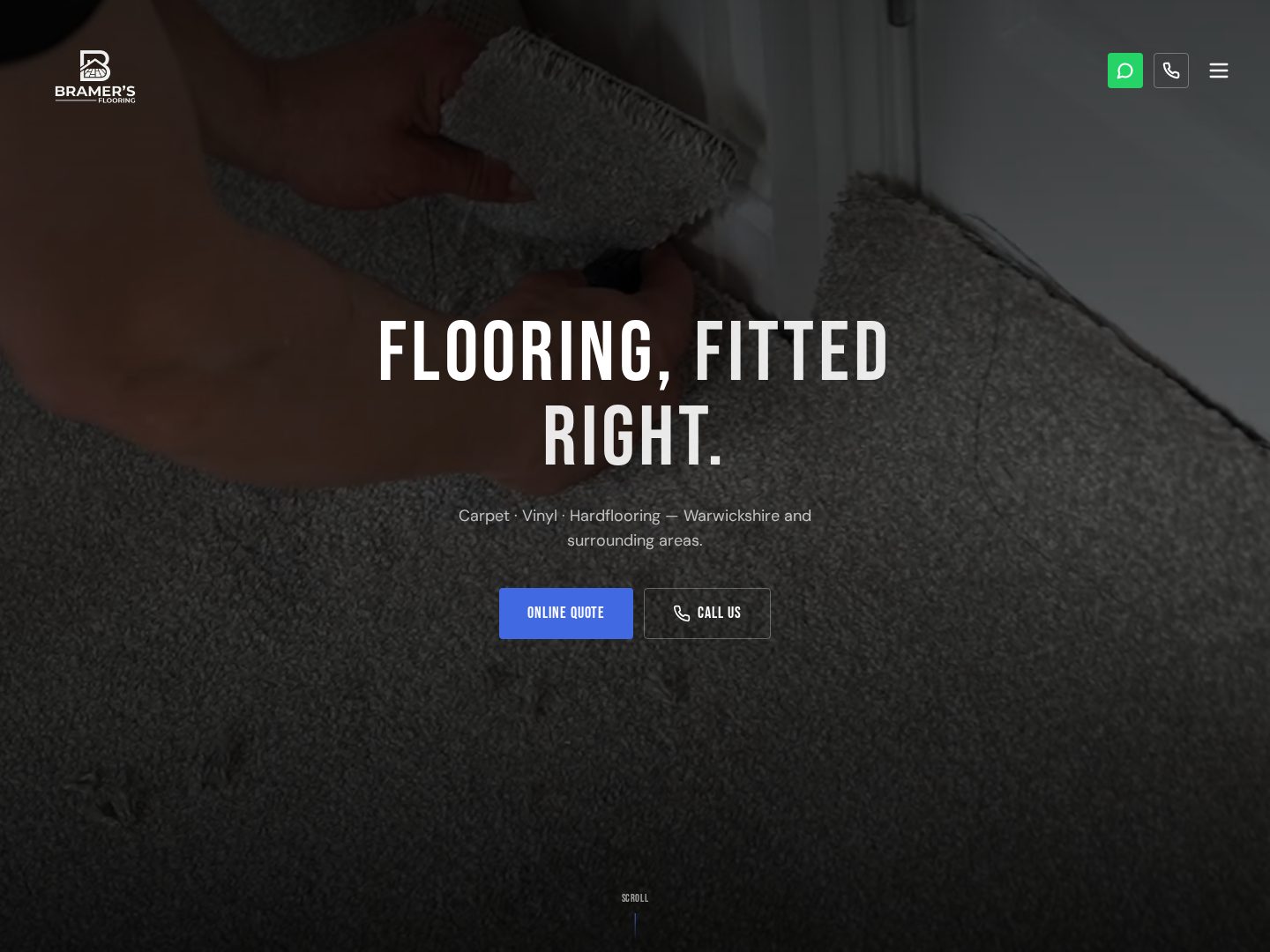 Bramers Flooring — Flooring & trades website built by dawrightco